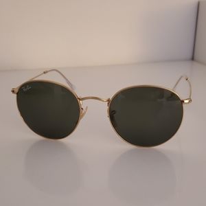 Ray Ban Round Metal Sunglasses